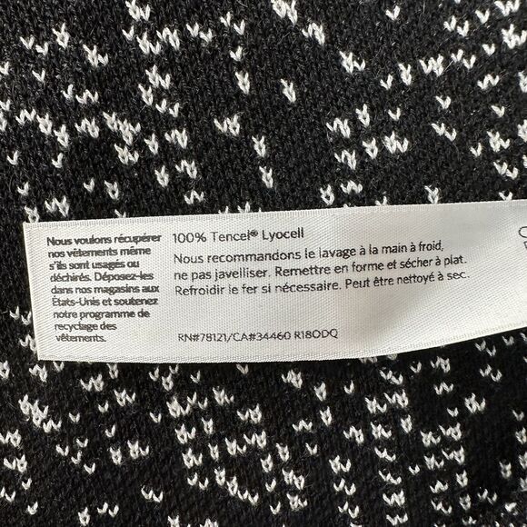 Eileen Fisher Sleek Tensel Bateau Neck Sweater Top Small Medium Relaxed Oversize - Picture 7 of 9